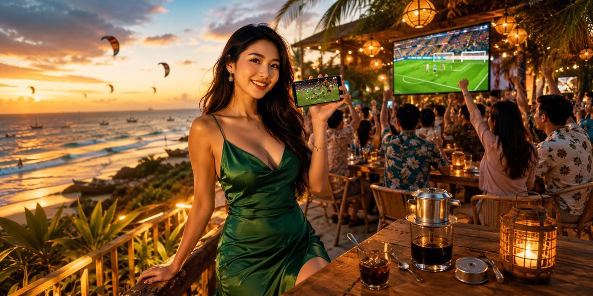 Khám phá cược bóng đá tại Mũi Né, không gian cà phê đậm chất Việt